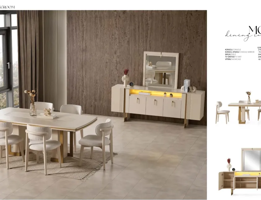 Moss Yemek Odası Takımı Moss Yemek Odası Takımı