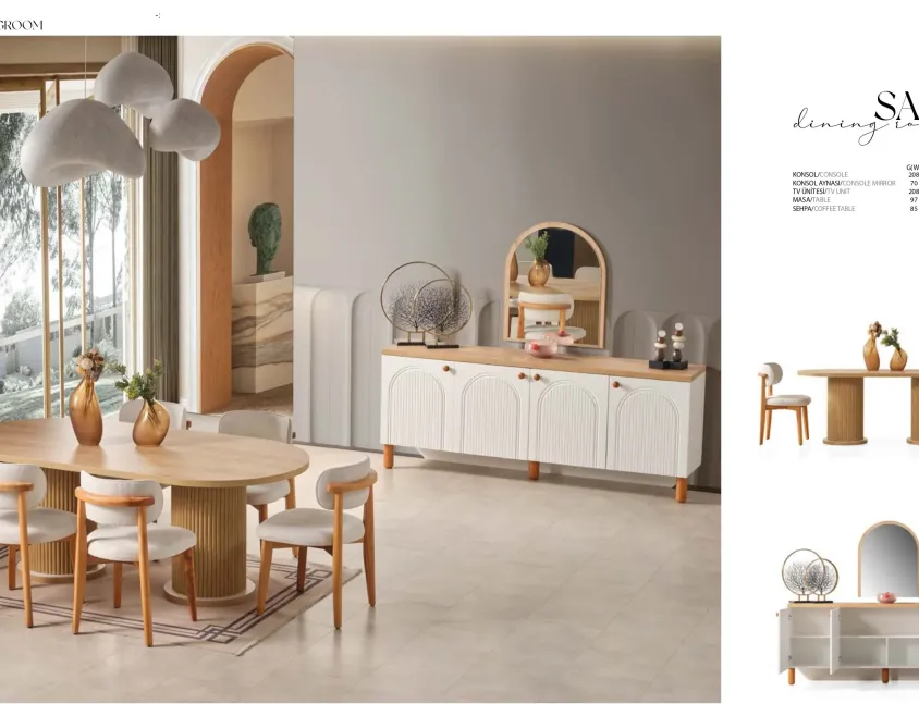 Safir Yemek Odası Takımı Safir Yemek Odası Takımı